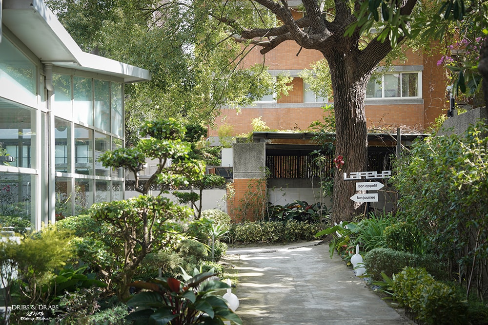 台中法式餐廳「法月」隱藏在巷弄裡的綠意玻璃屋餐廳, 當台味遇上法式料理的新滋味