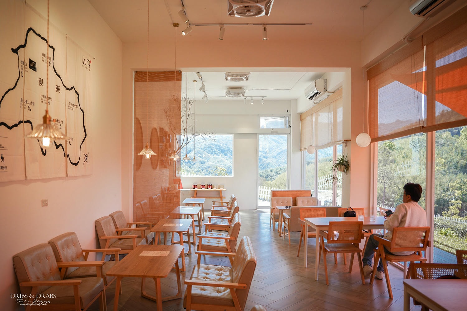 桃園復興「景美山林茶園&山月茶屋」擁有絕美山陵線的茶園景觀餐廳, 以茶為核心的品茗空間