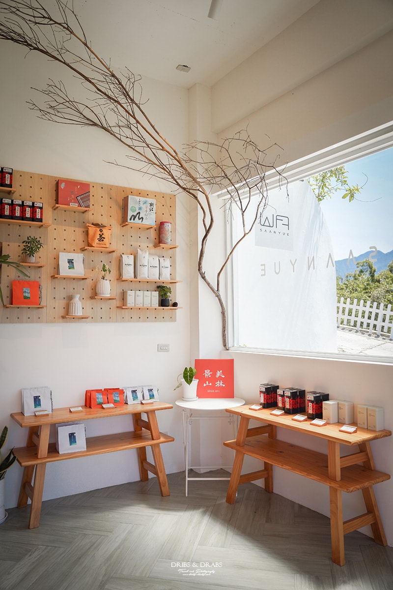 桃園復興「景美山林茶園&山月茶屋」擁有絕美山陵線的茶園景觀餐廳, 以茶為核心的品茗空間