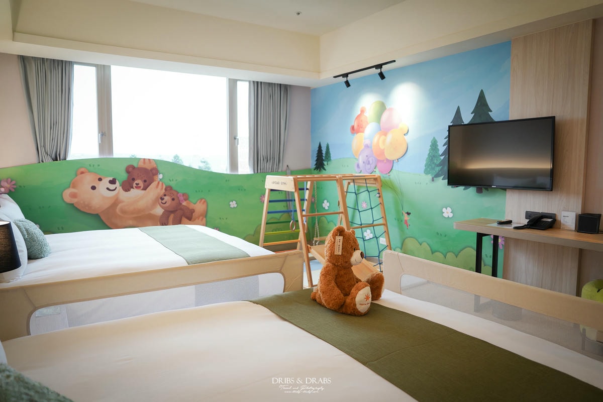 桃園龍潭飯店「渴望會館」開箱小熊主題房型, 小人國/六福村住宿選擇, 小熊博物館進駐這裡了！