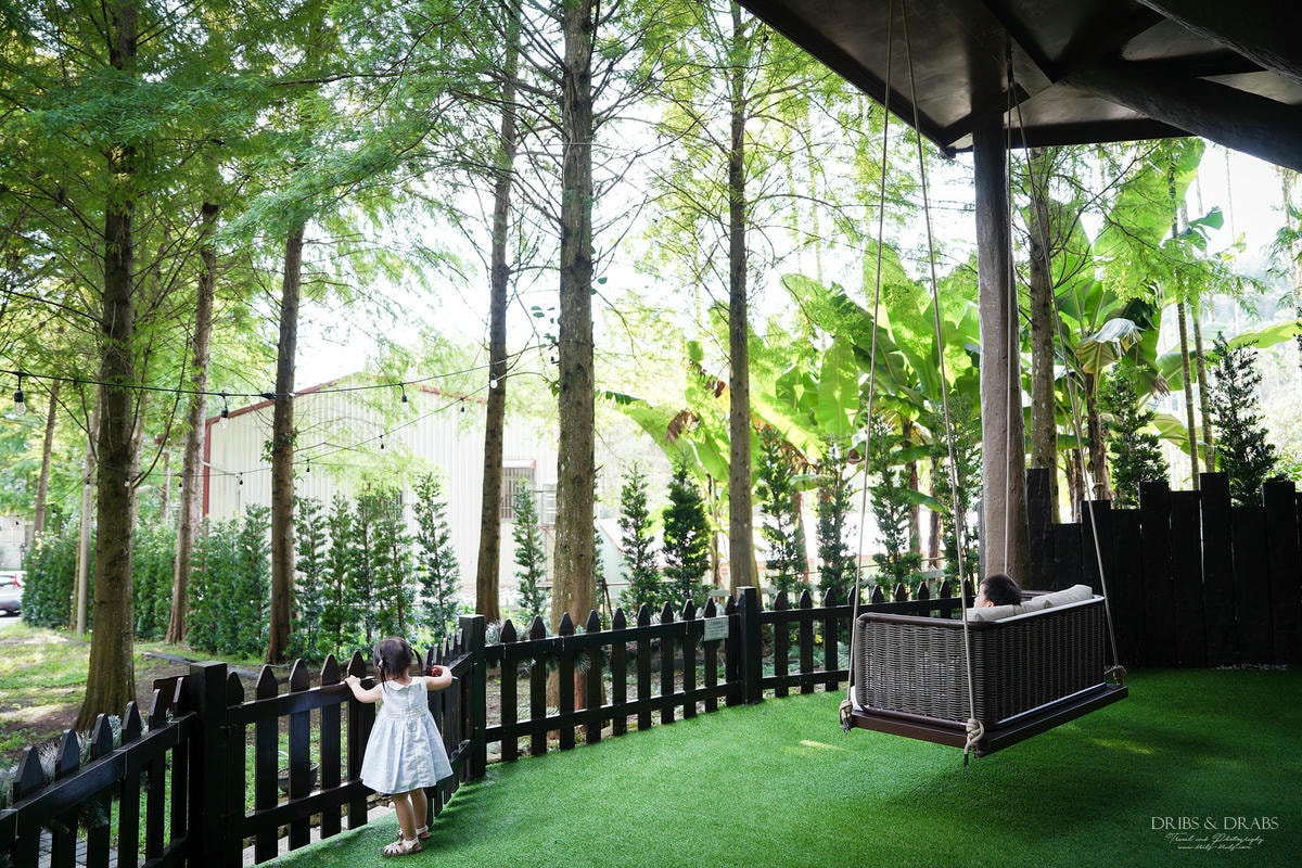 南投日月潭親子民宿「森堡萊夫莊園」入住城堡當一日公主, 小朋友最愛的溜滑梯樹屋Villa