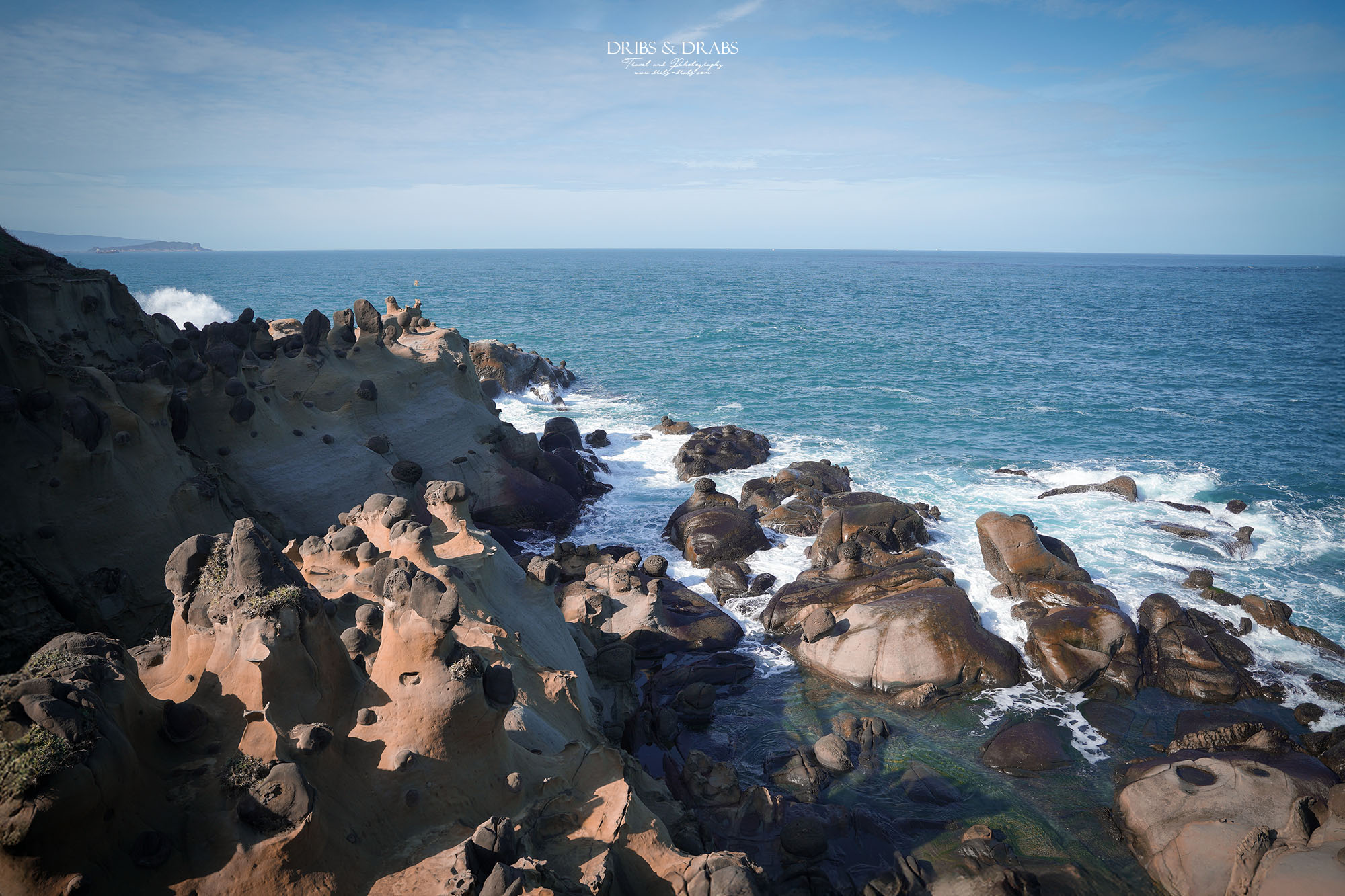 基隆看海景點推薦｜和平島地質公園，鬼斧神工海蝕地形與絕美海景